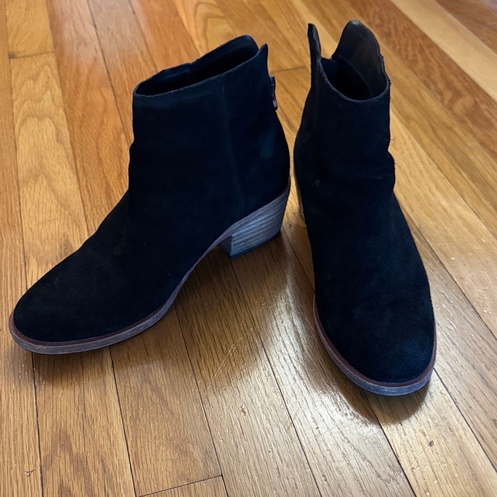 Kork-Ease Black Ankle Boots